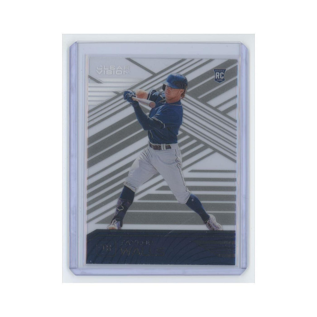 Taylor Walls Rookie 2021 Panini Chronicles Clear Vision #18 Baseball Card NM