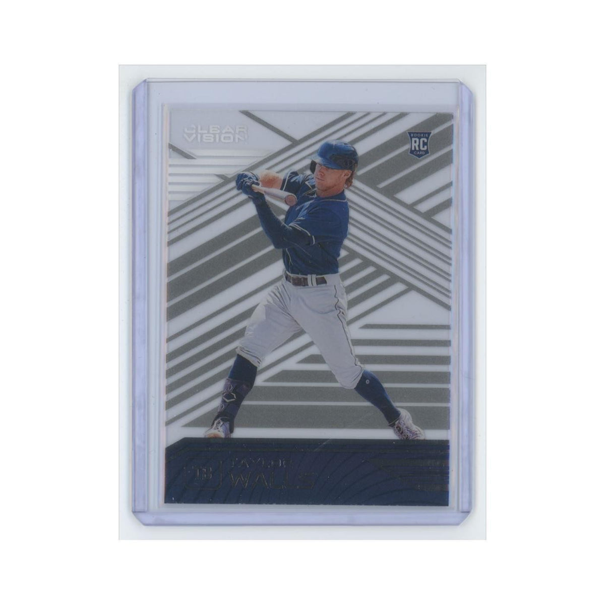 Taylor Walls Rookie 2021 Panini Chronicles Clear Vision #18 Baseball Card NM