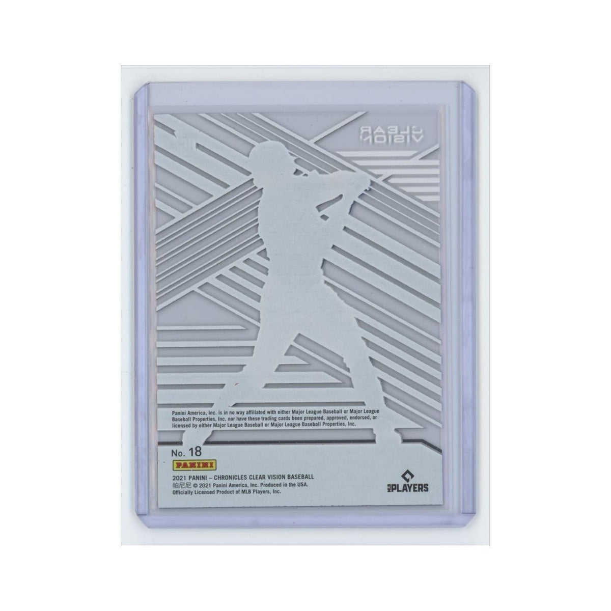 Taylor Walls Rookie 2021 Panini Chronicles Clear Vision #18 Baseball Card NM