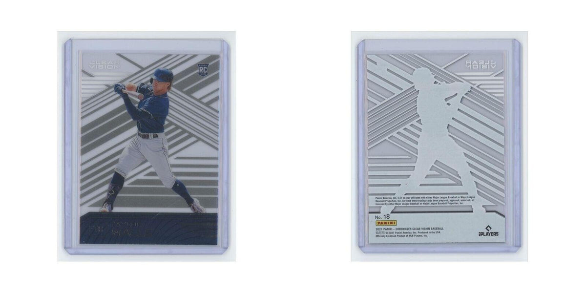 Taylor Walls Rookie 2021 Panini Chronicles Clear Vision #18 Baseball Card NM
