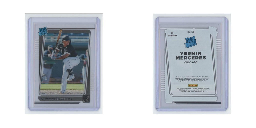 Yermin Mercedes Rookie 2021 Donruss Clearly #12 Chicago White Sox NM