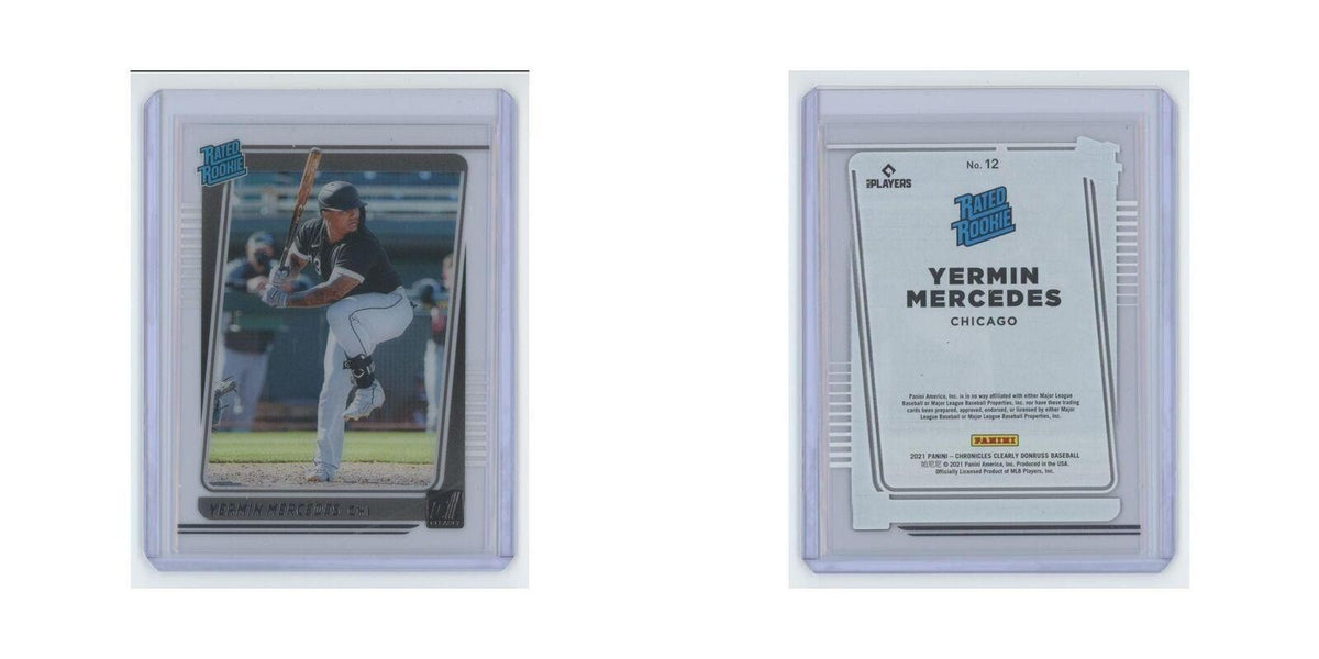 Yermin Mercedes Rookie 2021 Donruss Clearly #12 Chicago White Sox NM