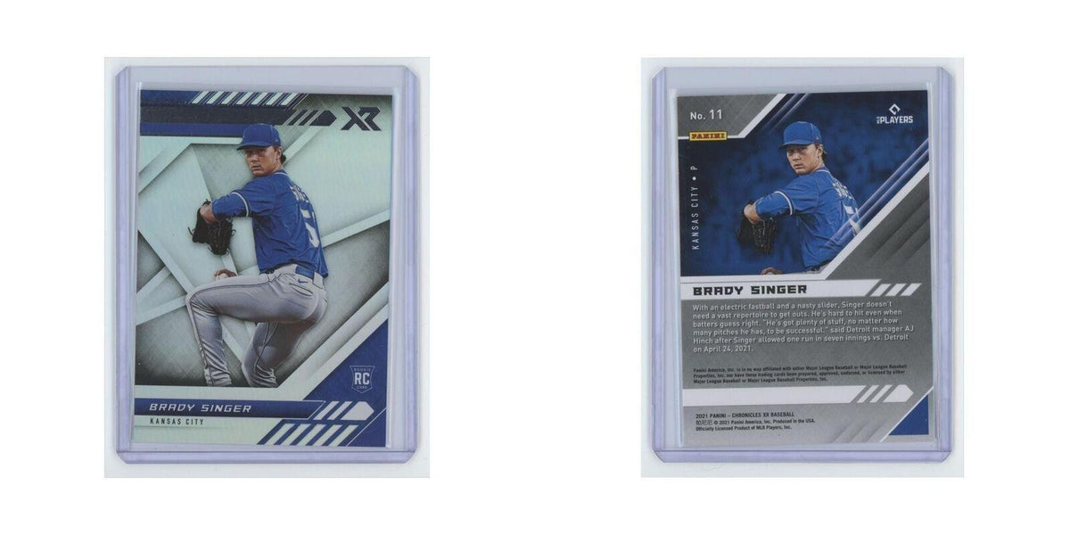 Brady Singer Rookie 2021 Panini Chronicles XR #11 Kansas City Royals NM