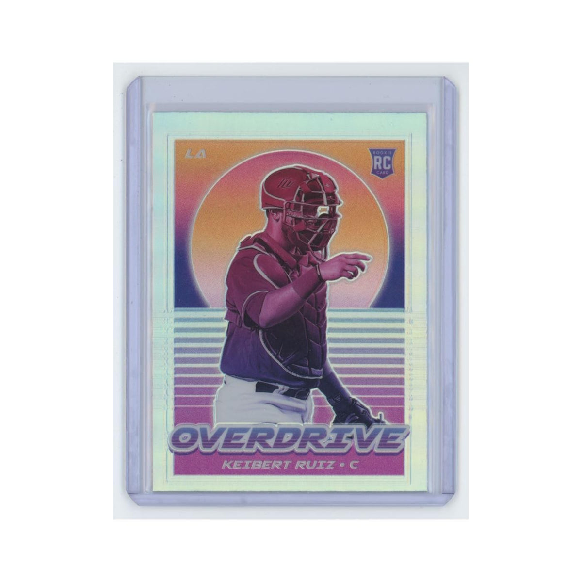 Keibert Ruiz Rookie 2021 Panini Chronicles Overdrive #5 Los Angeles Dodgers NM