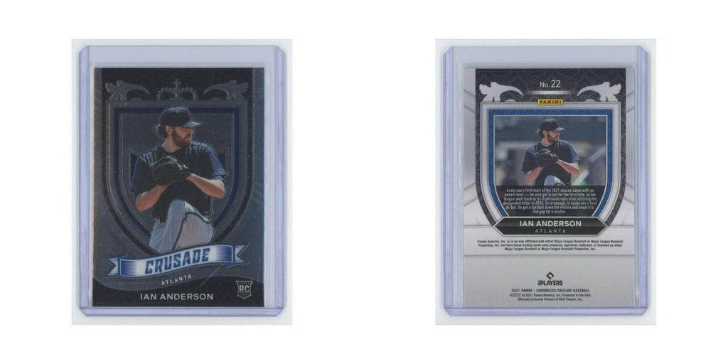 Ian Anderson Rookie 2021 Panini Chronicles Crusade #22 Atlanta Braves NM