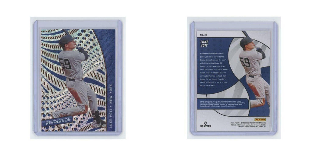 Luke Voit 2021 Panini Chronicles Revolution #28 New York Yankees NM