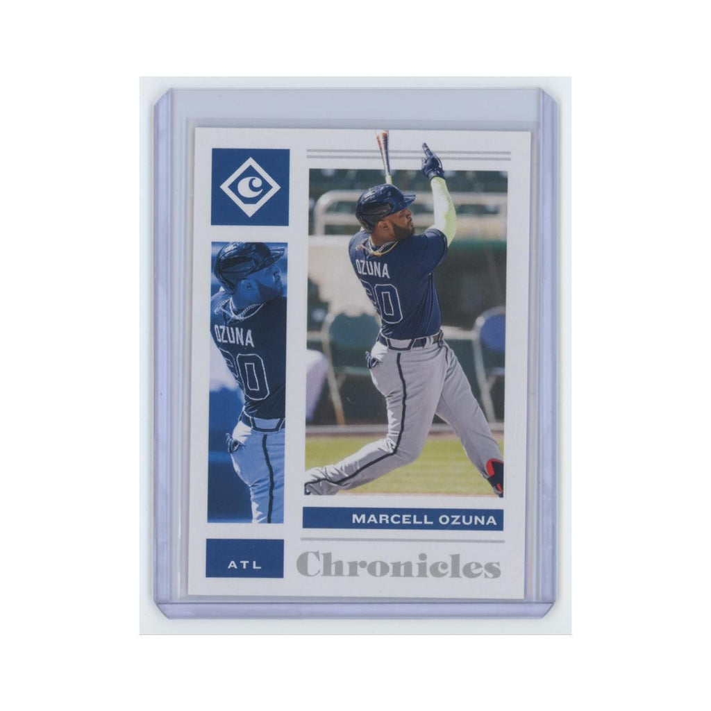 Marcell Ozuna 2021 Panini Chronicles Legacy #46 Atlanta Braves Baseball Card NM