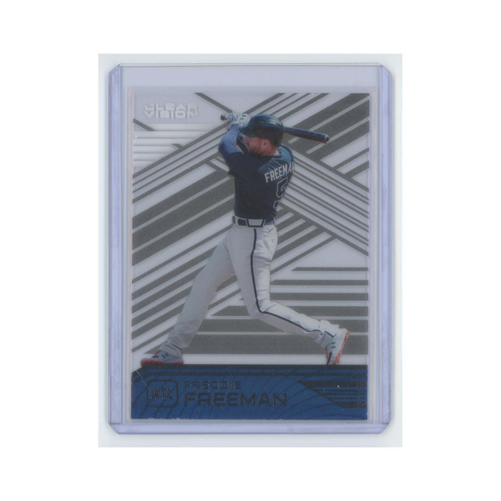 Freddie Freeman 2021 Panini Chronicles Clear Vision #9 Atlanta Braves NM