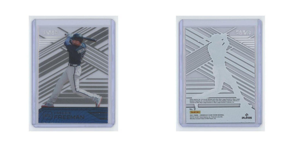 Freddie Freeman 2021 Panini Chronicles Clear Vision #9 Atlanta Braves NM