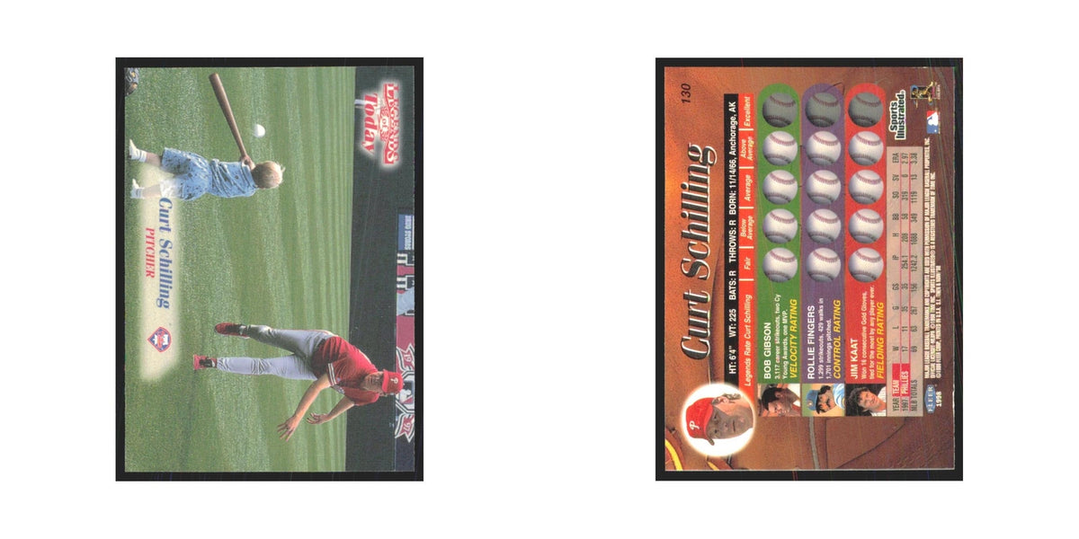 1998 Fleer Legends Of Today Curt Schilling Phillies #130