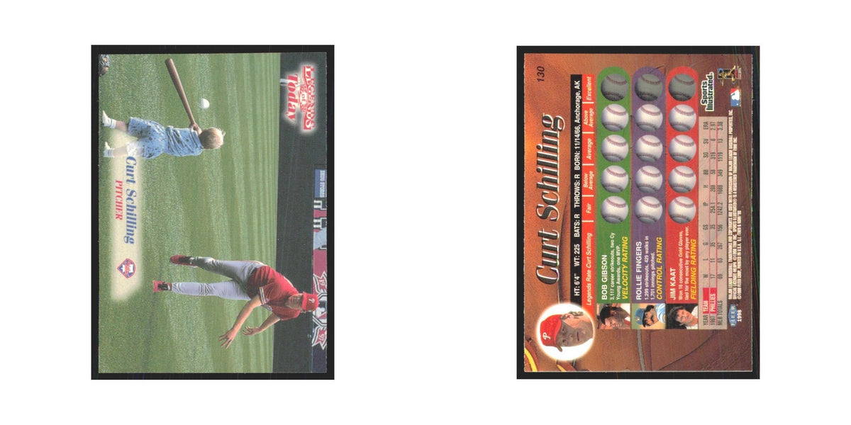 1998 Fleer Legends Of Today Curt Schilling Phillies #130