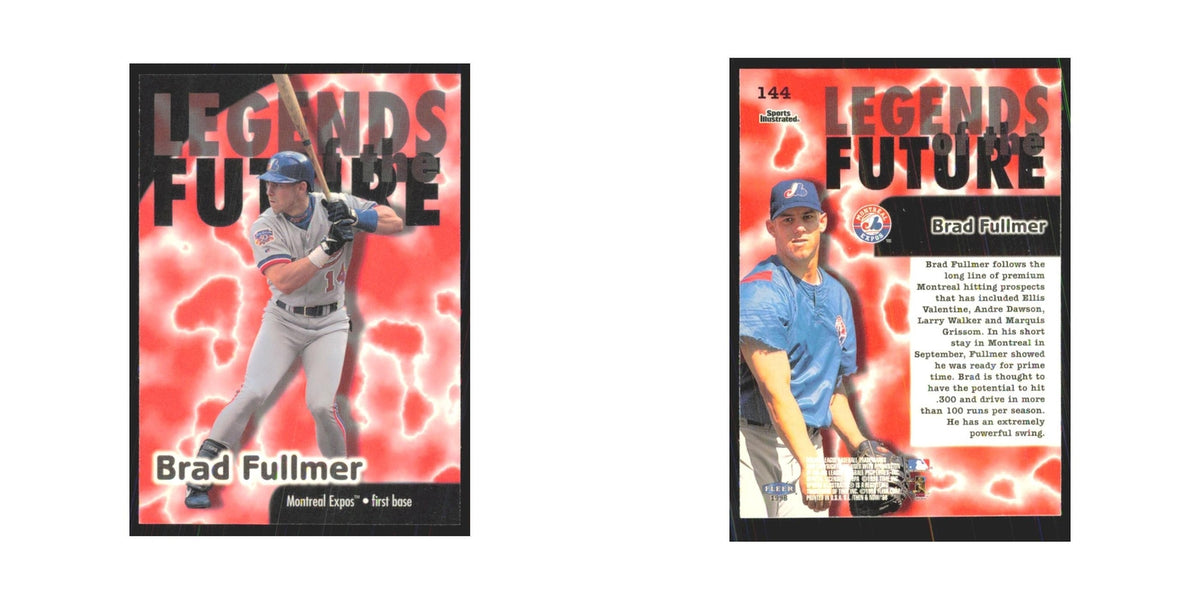 1998 Fleer Legends Of Today Brad Fullmer Montreal Expos #144