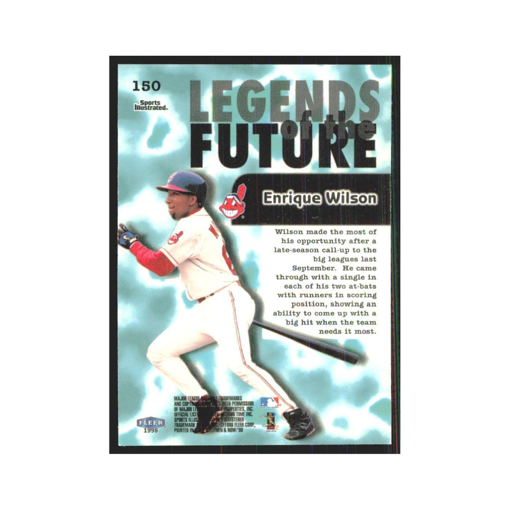 1998 Fleer Legends Of Today Enrique Wilson Indians #150