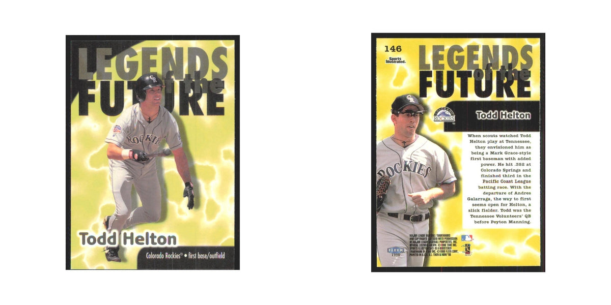 1998 Fleer Legends Of Today Todd Helton Rockies #146