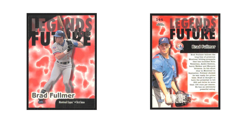 1998 Fleer Legends Of Today Brad Fullmer Montreal Expos #144