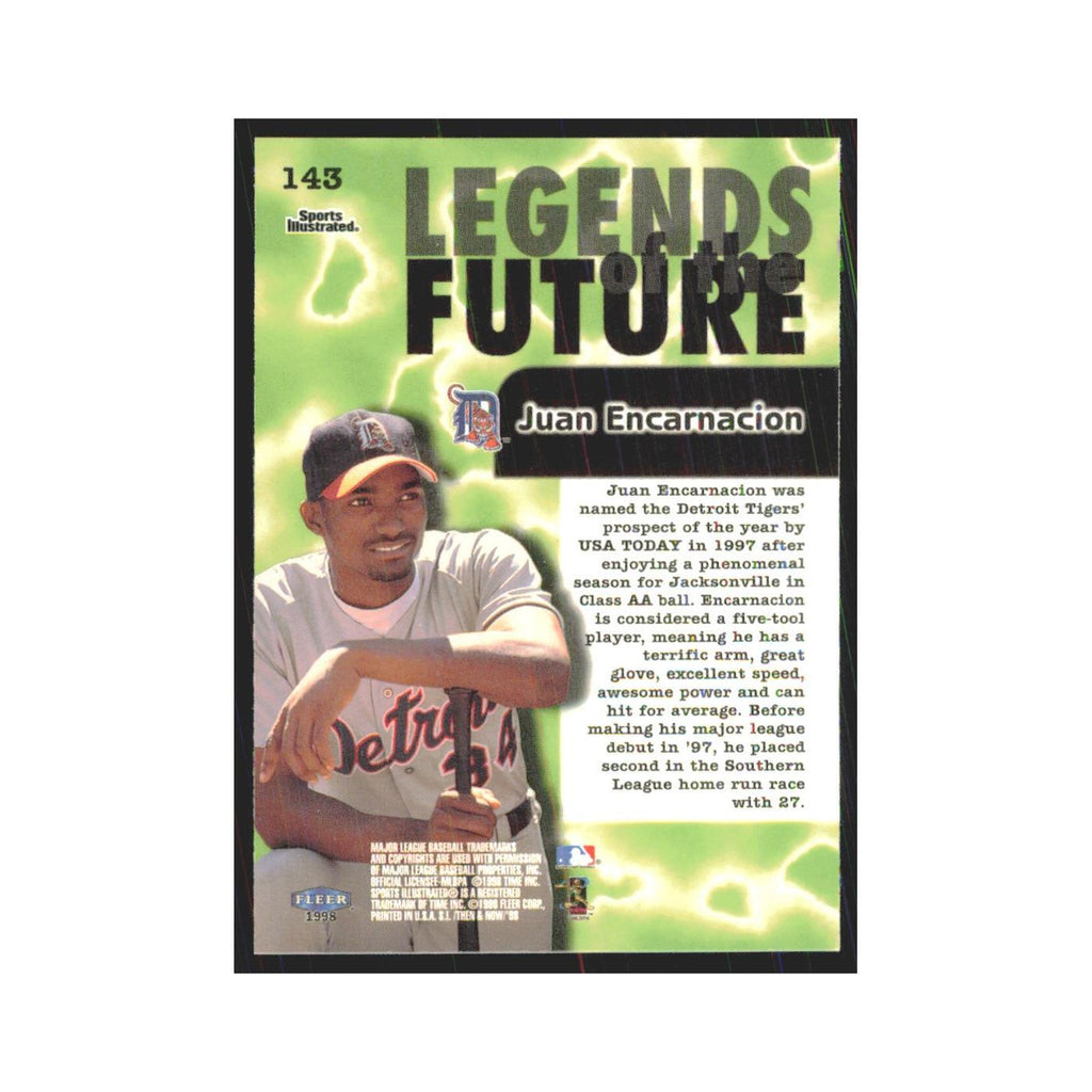 1998 Fleer Legends Of Today Juan Encarnacion Tigers #143