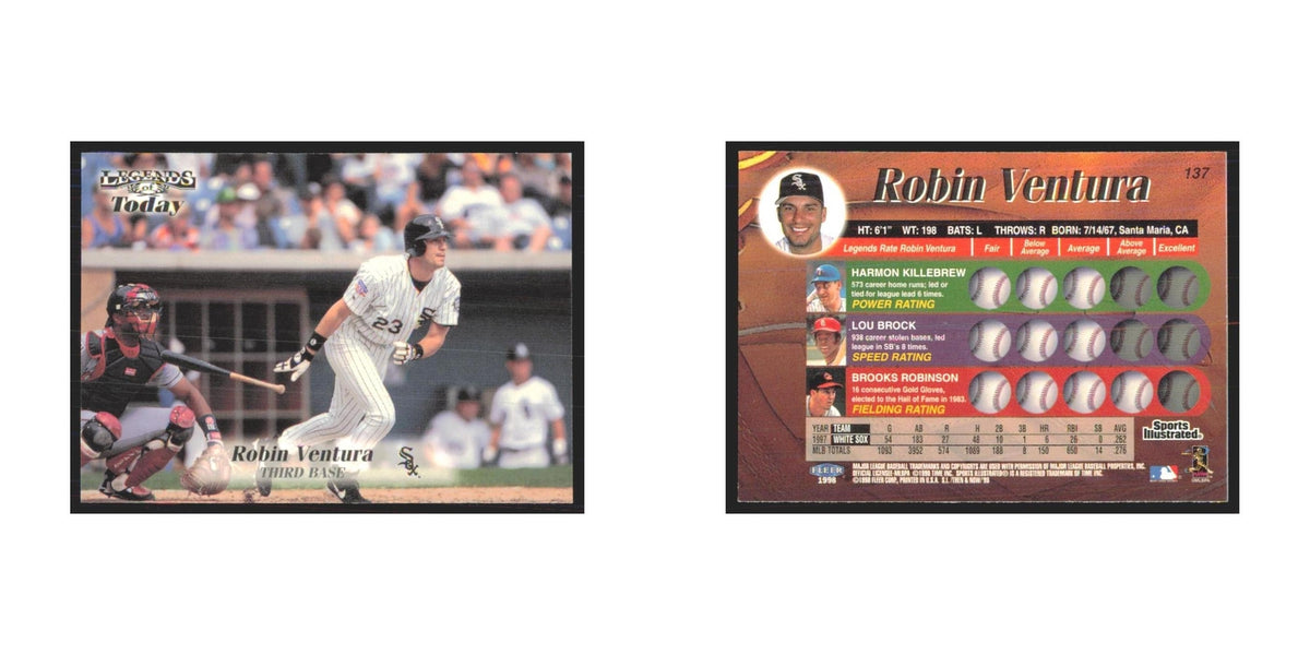 1998 Fleer Legends Of Today Robin Ventura White Sox #137