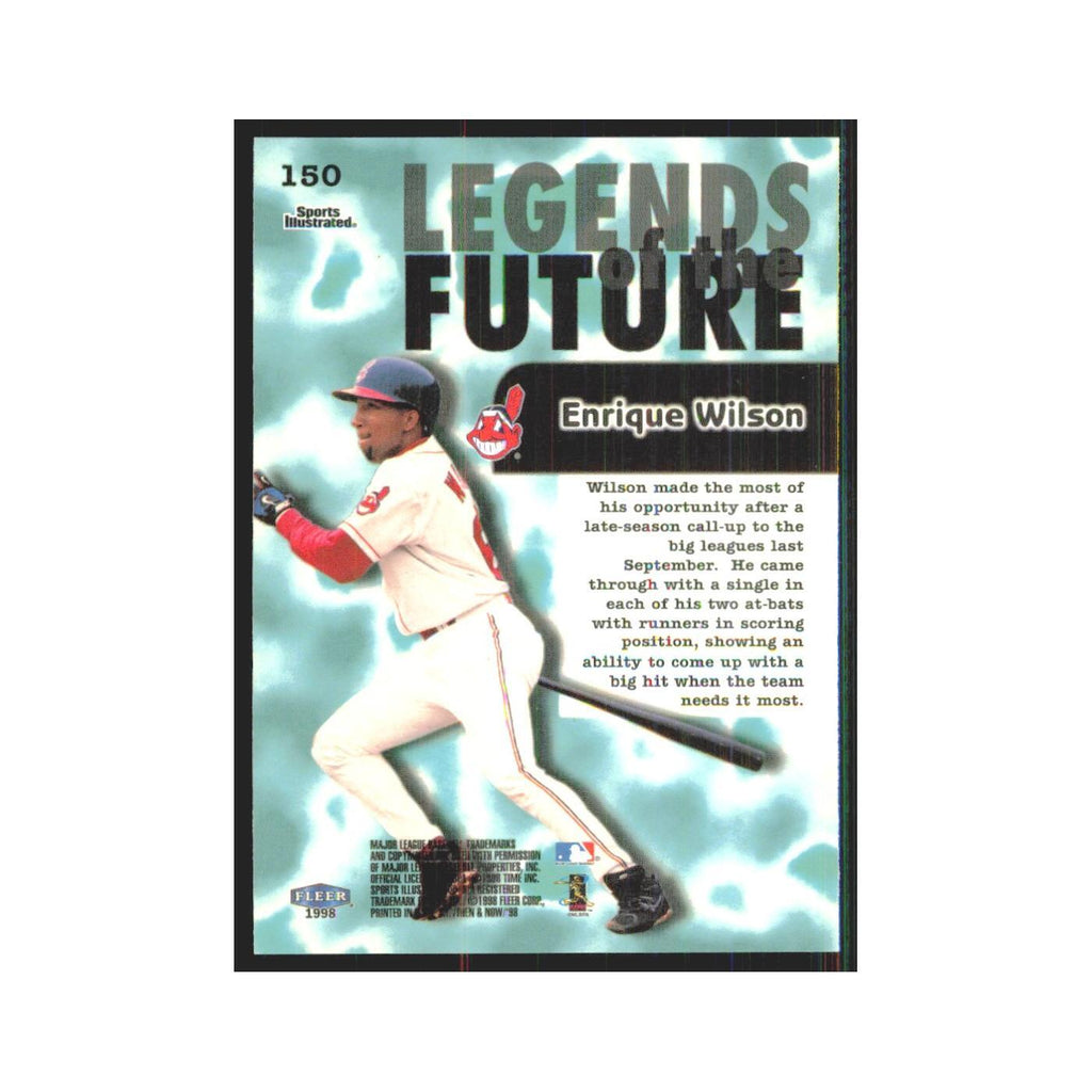 1998 Fleer Legends Of Today Enrique Wilson Indians #150