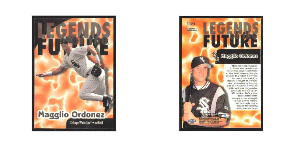 1998 Fleer Legends Of Today Magglio Ordonez White Sox #149