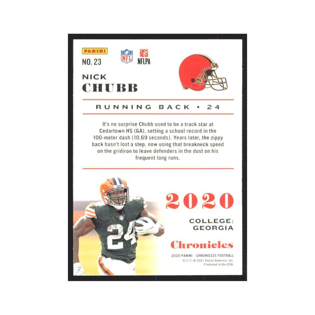2020 Panini Chronicles Nick Chubb Browns #23