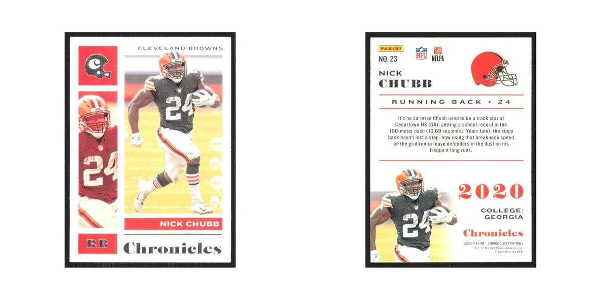 2020 Panini Chronicles Nick Chubb Browns #23