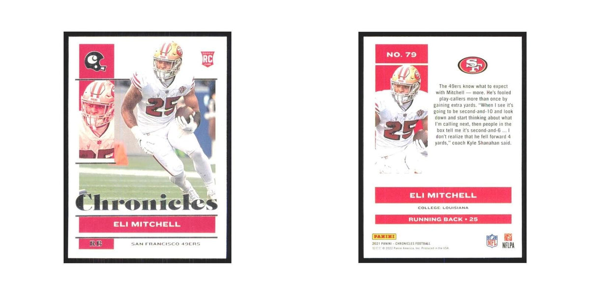 2021 Panini Chronicles Eli Mitchell RC 49ers #79