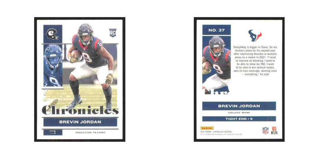2021 Panini Chronicles Brevin Jordan RC Texans #37