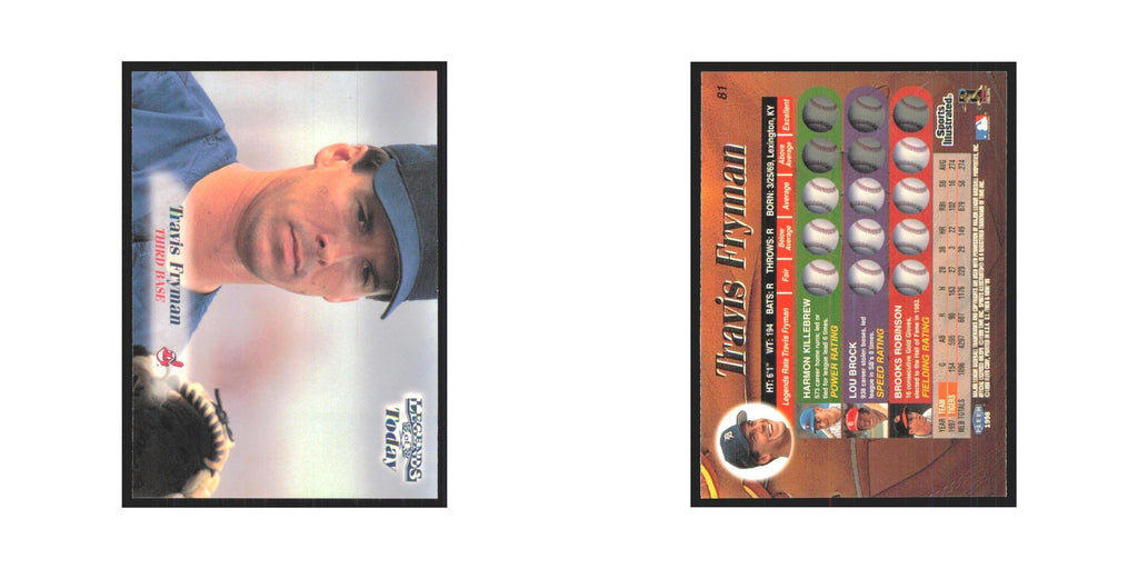 1998 Fleer Legends of Today Travis Fryman Tigers #81