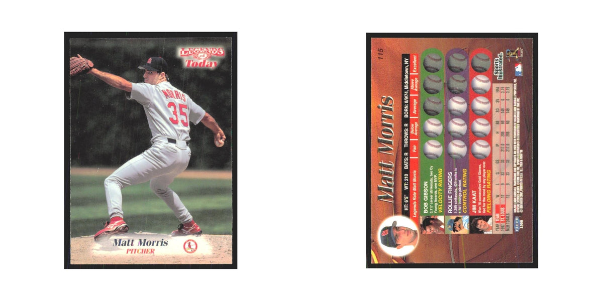1998 Fleer Legends of Today Matt Morris Cardinals #115