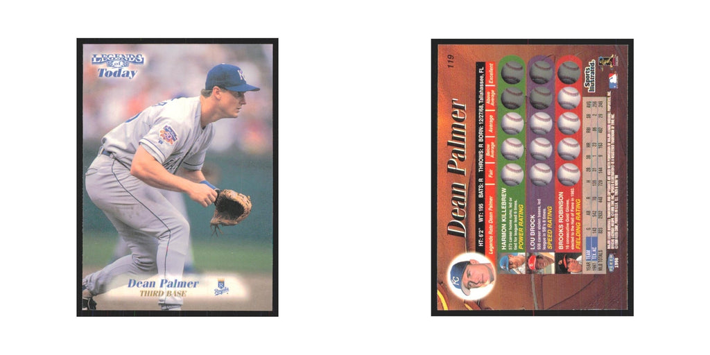 1998 Fleer Legends of Today Dean Palmer Royals #119