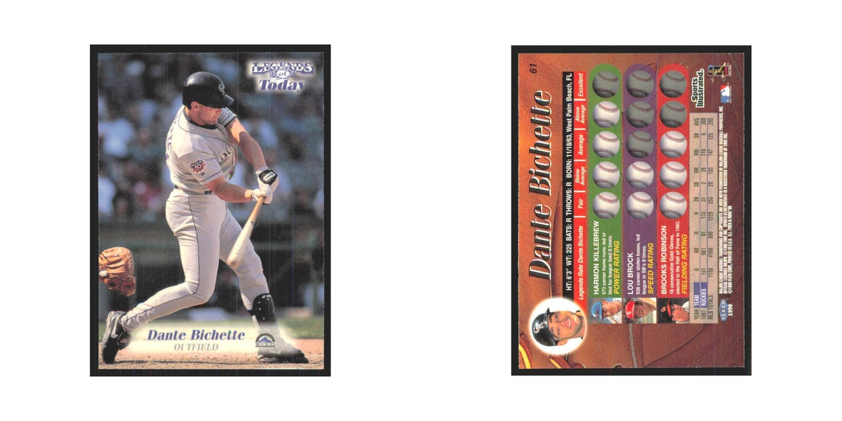 1998 Fleer Legends of Today Dante Bichette Rockies #61