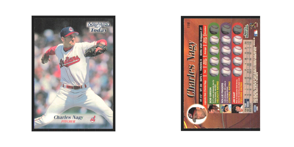 1998 Fleer Legends of Today Charles Nagy Indians #116