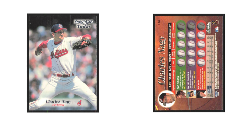 1998 Fleer Legends of Today Charles Nagy Indians #116