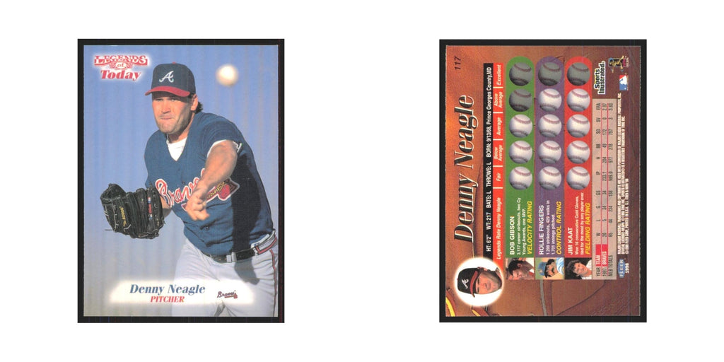1998 Fleer Legends of Today Denny Neagle Braves #117