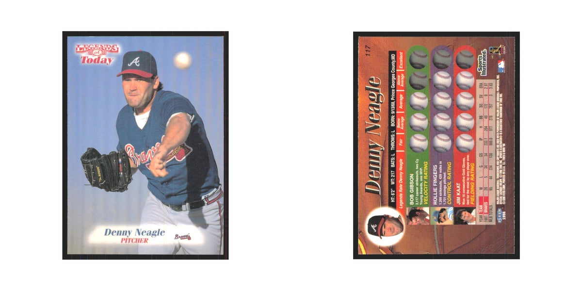 1998 Fleer Legends of Today Denny Neagle Braves #117