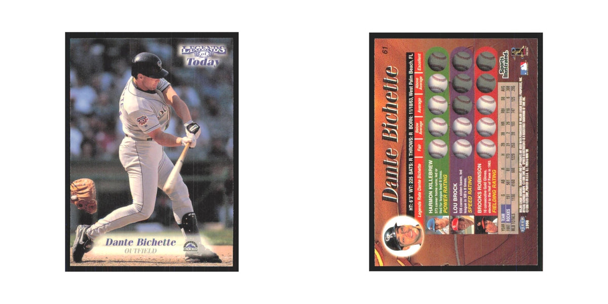 1998 Fleer Legends of Today Dante Bichette Rockies #61