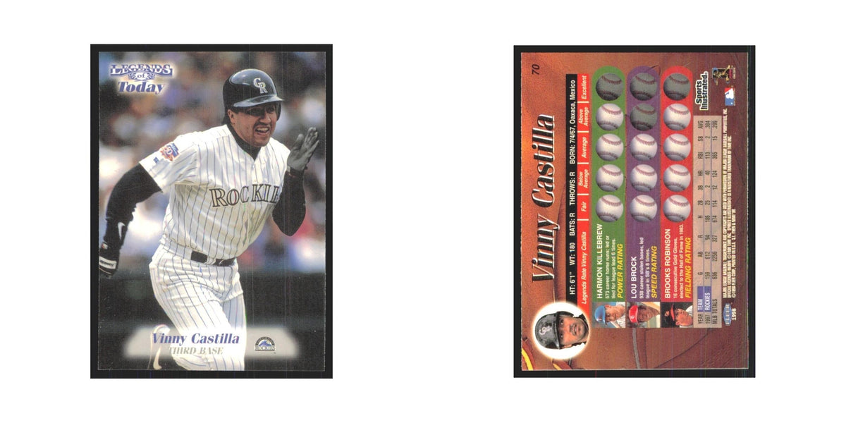 1998 Fleer Legends of Today Vinny Castilla Rockies #70