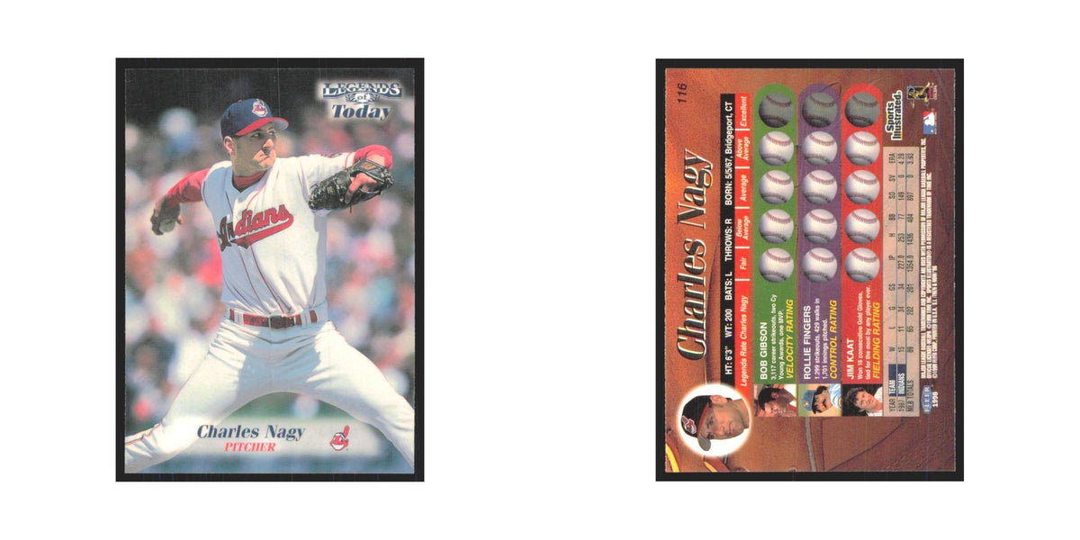 1998 Fleer Legends of Today Charles Nagy Indians #116