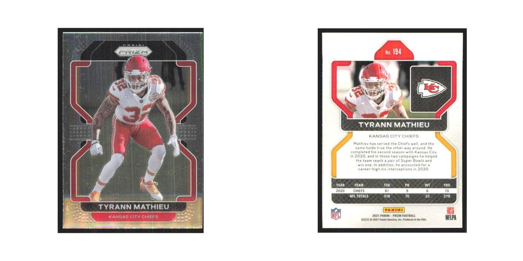 2021 Panini Prizm Tyrann Mathieu Chiefs #194