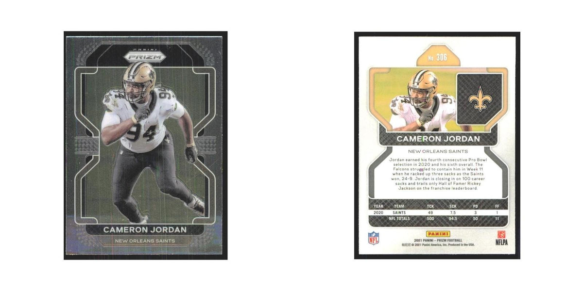 2021 Panini Prizm Cameron Jordan Saints #306