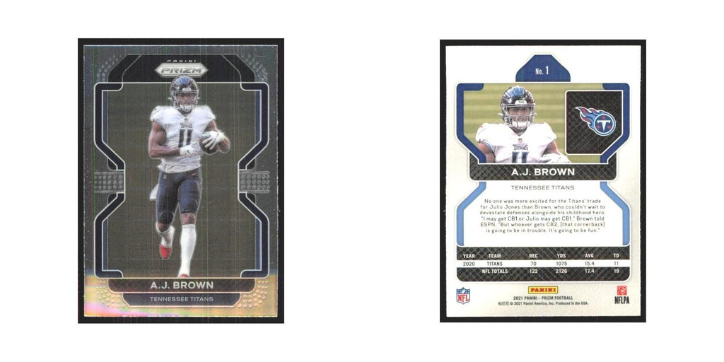 2021 Panini Prizm A.J. Brown Titans #1