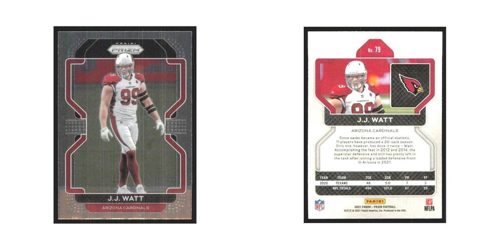 2021 Panini Prizm J.J. Watt Cardinals #79