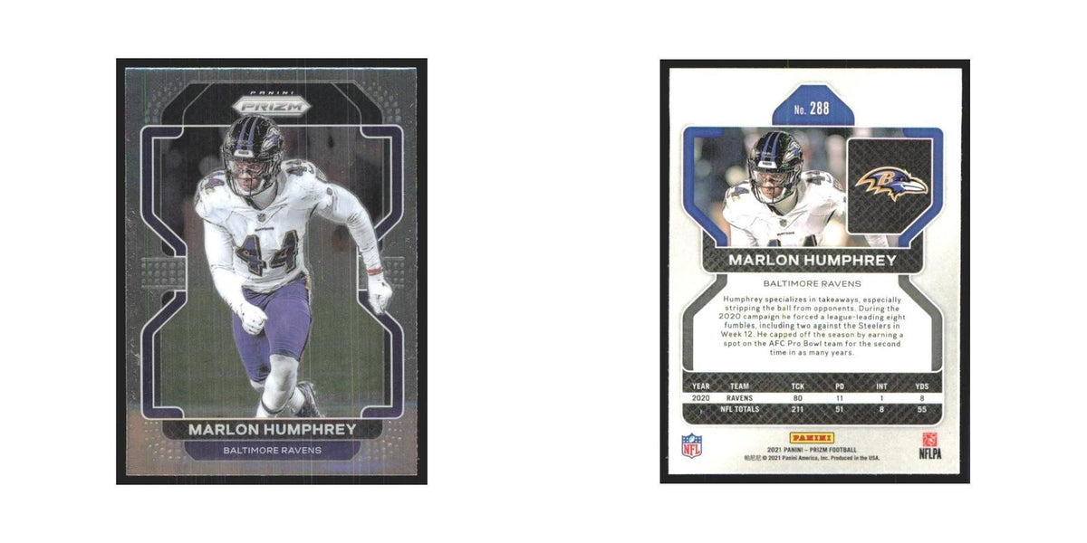2021 Panini Prizm Marlon Humphrey Ravens #288