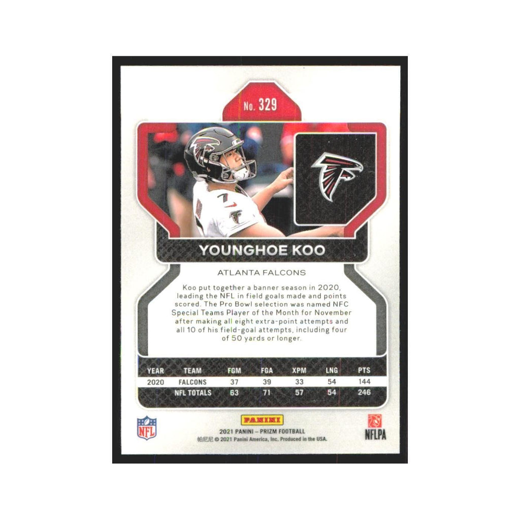 2021 Panini Prizm Younghoe Koo Falcons #329