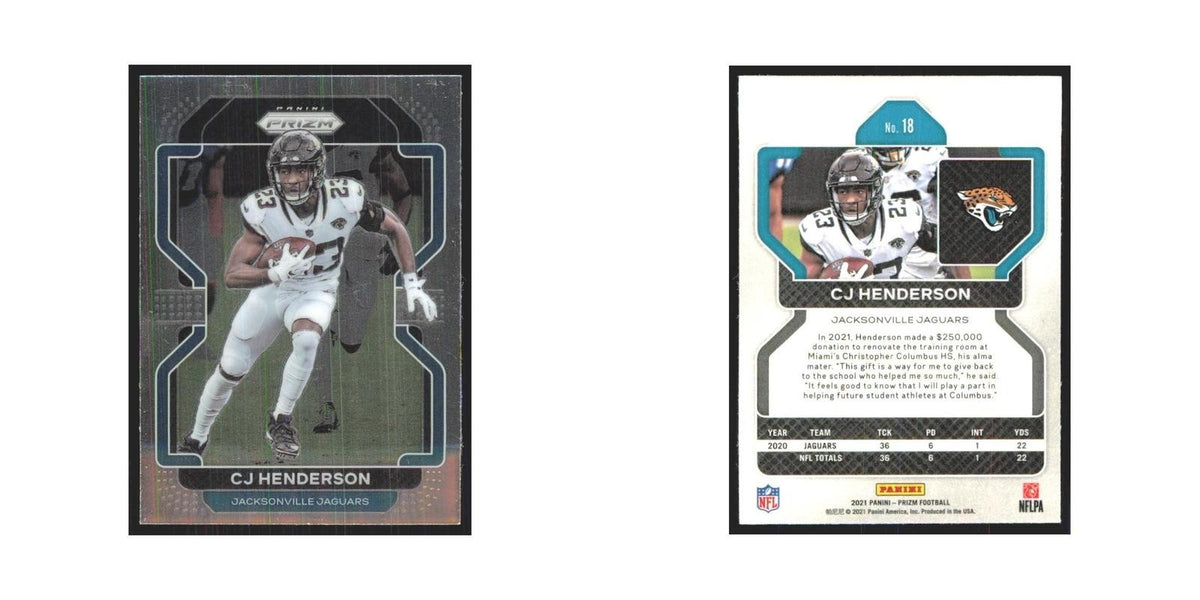 2021 Panini Prizm CJ Henderson Jaguars #18