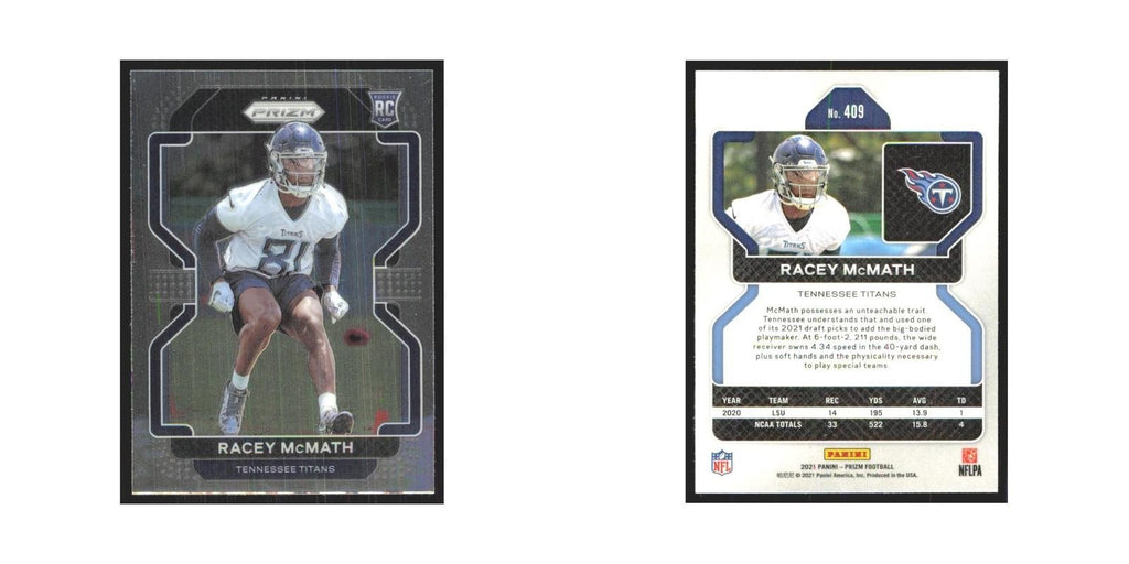 2021 Panini Prizm Racey McMath RC Titans #409