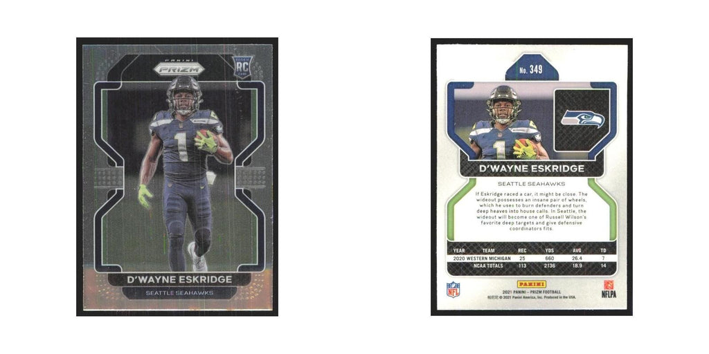 2021 Panini Prizm D'Wayne Eskridge RC Seahawks #349