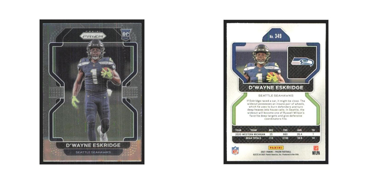 2021 Panini Prizm D'Wayne Eskridge RC Seahawks #349