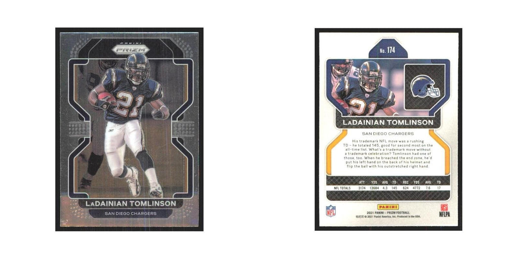2021 Panini Prizm LaDainian Tomlinson San Diego Chargers #174