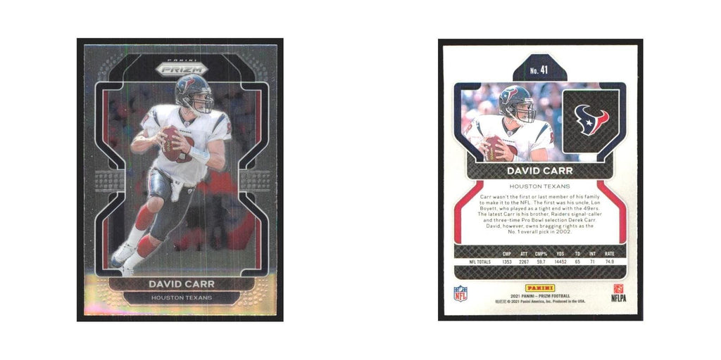 2021 Panini Prizm David Carr Texans #41